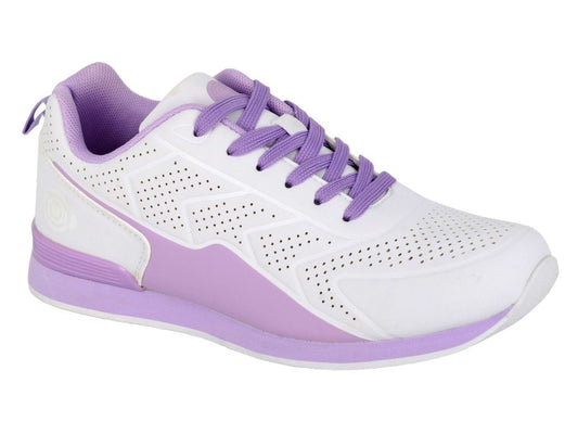 DEK Ladies White & Lilac Shoes