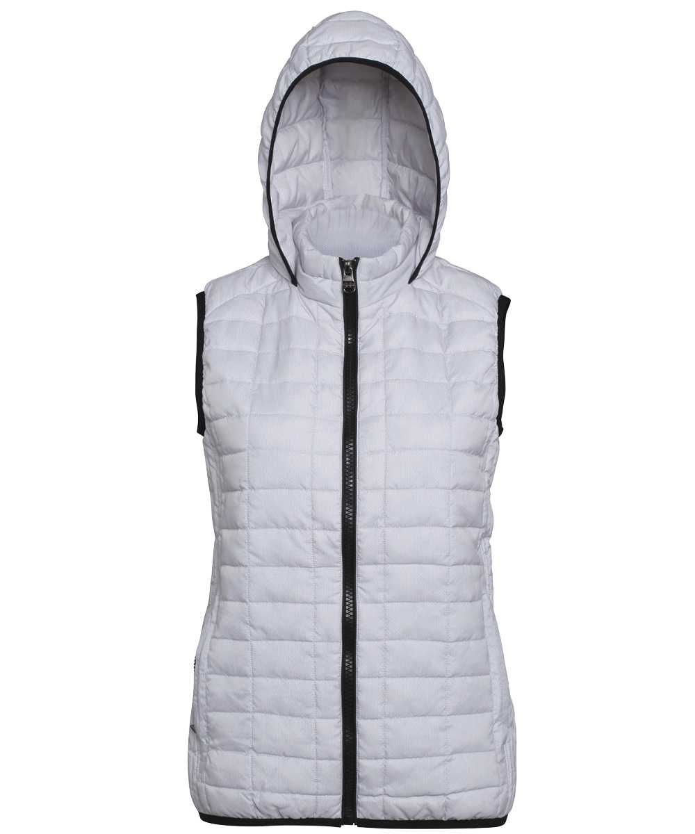 Ladies Hooded Honeycombe Hooded Gilet