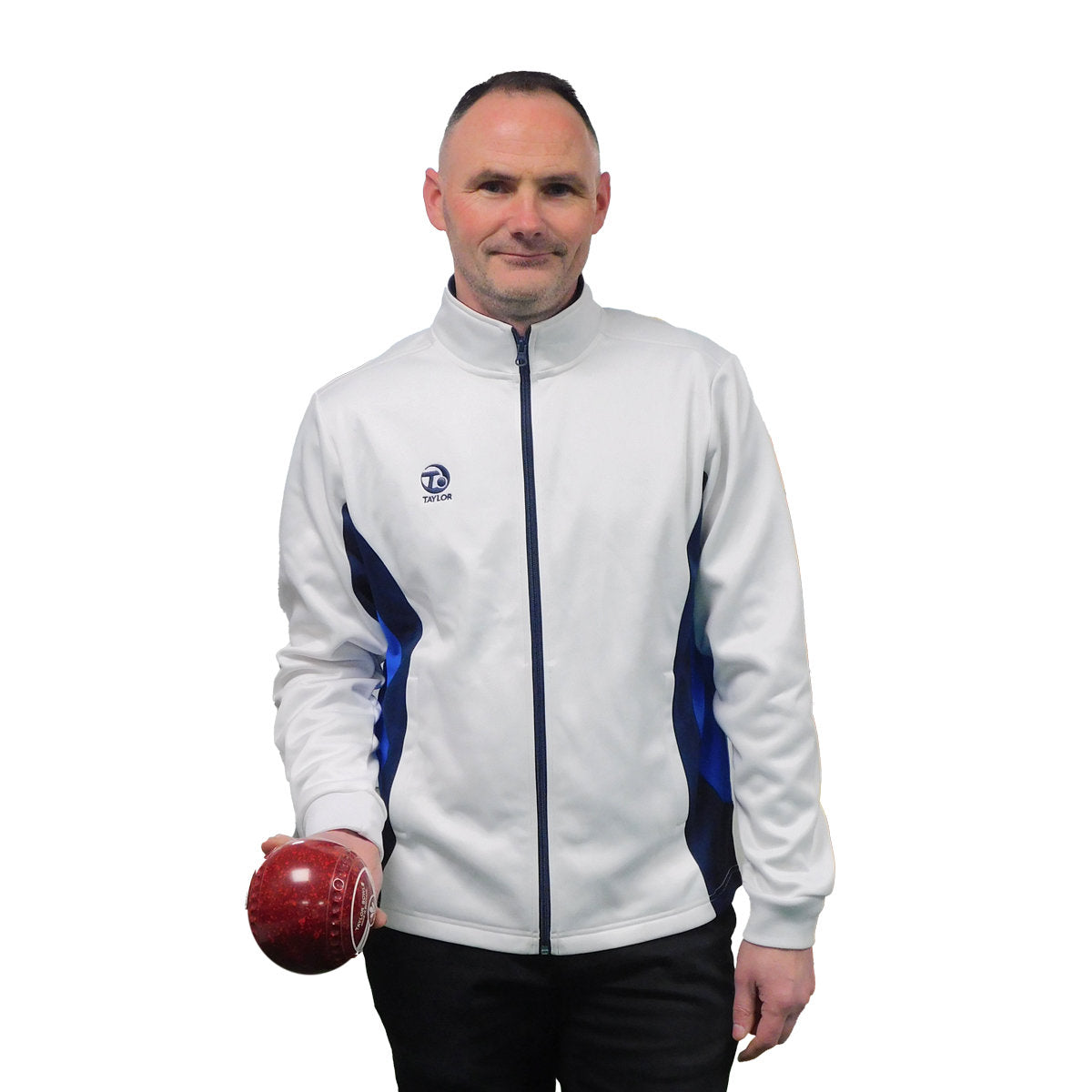 Gents Taylor Softshell Jackets White Royal/Blue