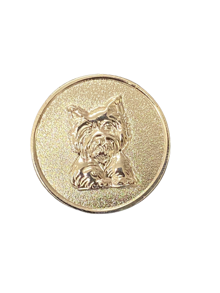 Lucky Scottie Dog Tossing Coin