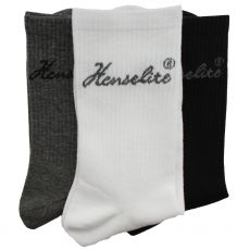 Henselite Mens White Socks