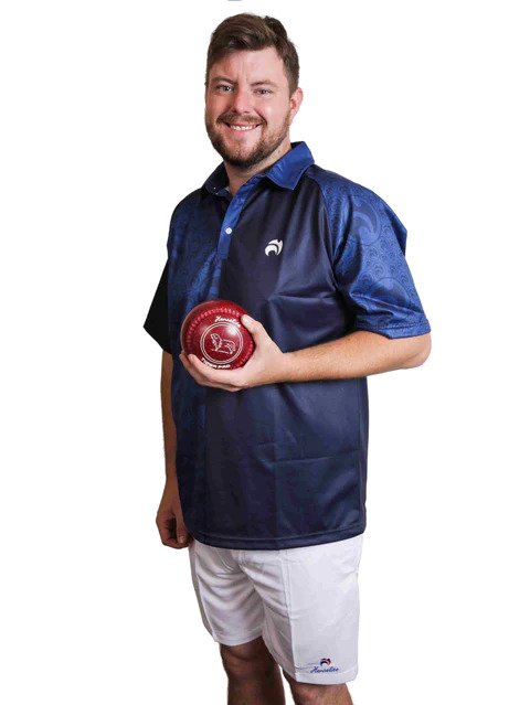Navy Blue Henselite Gents Ltd Edition Polo - Xs ONLY